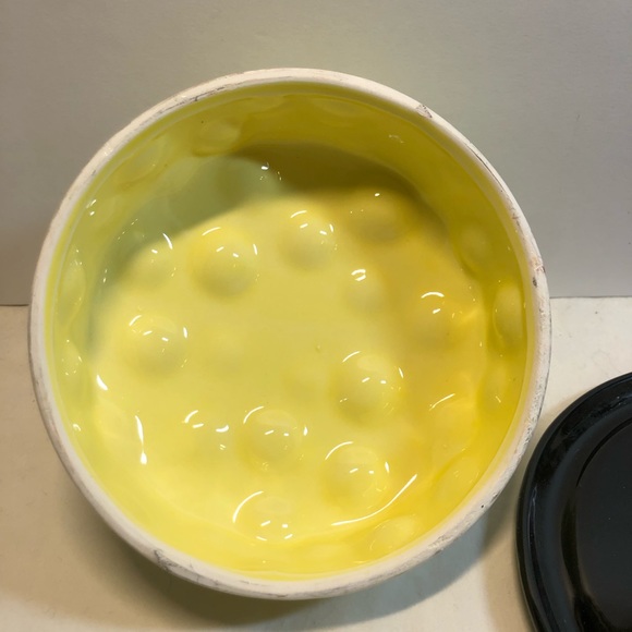 Vintage Covered Cheese Dish - Mouse Reclining on Swiss Cheese lid underplate - Picture 7 of 8